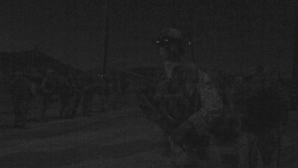 1st Bn., 5th Marines, simulates  helicopter landing field seizure during Steel Knight 25