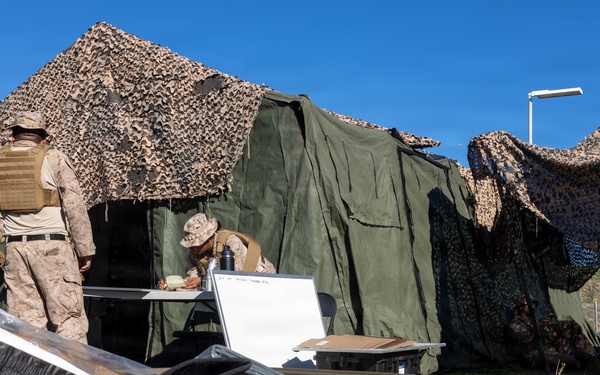 U.S Marines, Sailors from across I MEF treat simulated patients in Battalion Aid Station during Steel Knight 25