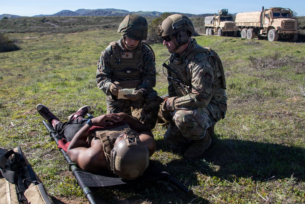 Steel Knight 25: Greyhawks support Mass Casualty training