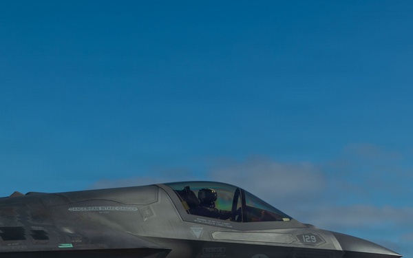 11th MEU Marines, Sailors Conduct F-35B Deck Landing Qualifications