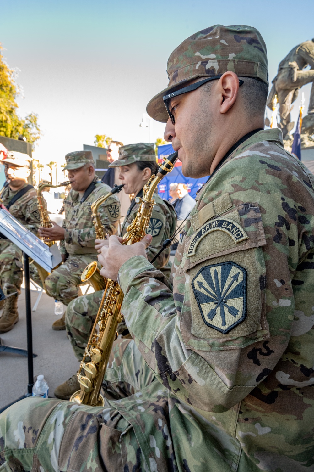 Army Saxophone Quartet Performs at Pearl Harbor Commemoration