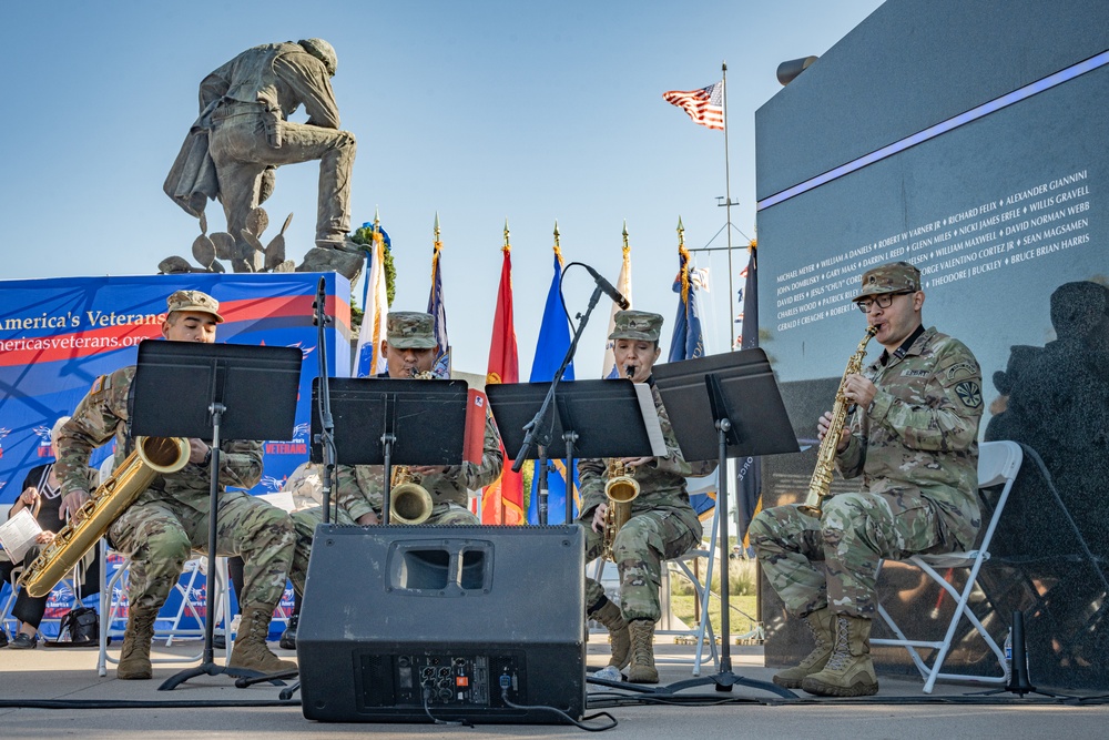 Army Saxophone Quartet Performs at Pearl Harbor Commemoration