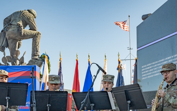 Army Saxophone Quartet Performs at Pearl Harbor Commemoration