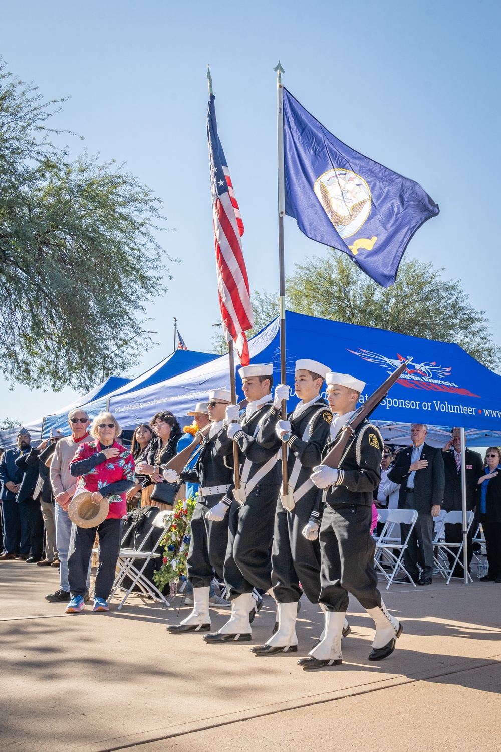 Army Saxophone Quartet Performs at Pearl Harbor Commemoration