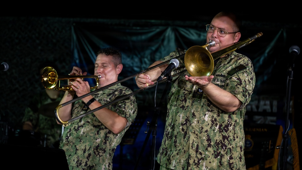 U.S. and Royal Malaysian Navy Bands Perform Together at CARAT Malaysia 2025