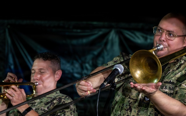 U.S. and Royal Malaysian Navy Bands Perform Together at CARAT Malaysia 2025