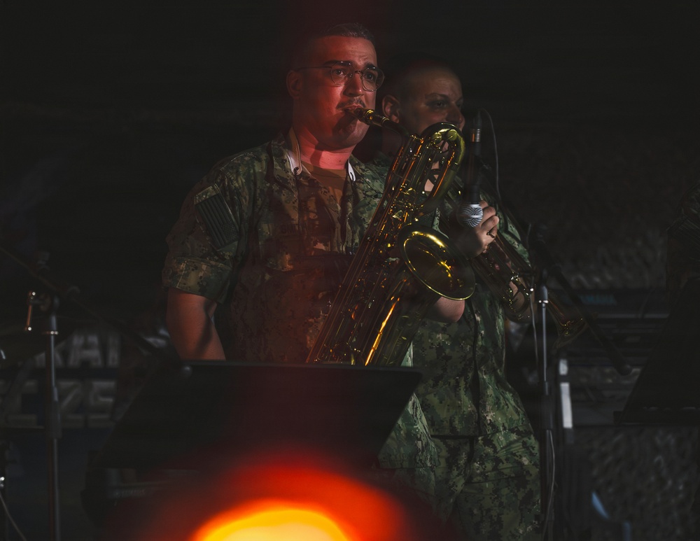 U.S. and Royal Malaysian Navy Bands Perform Together at CARAT Malaysia 2025