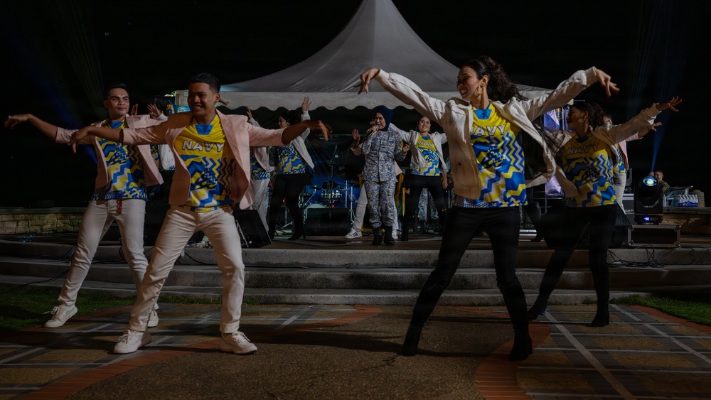 U.S. and Royal Malaysian Navy Bands Perform Together at CARAT Malaysia 2025