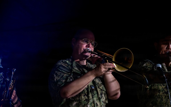 U.S. and Royal Malaysian Navy Bands Perform Together at CARAT Malaysia 2025