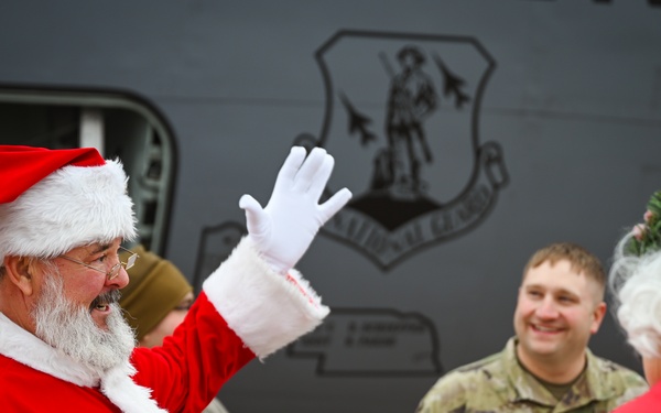 Santa Makes a Special Stop at the Nebraska Air Guard