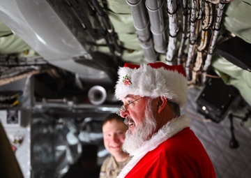 Santa Makes a Special Stop at the Nebraska Air Guard