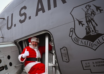 Santa Makes a Special Stop at the Nebraska Air Guard