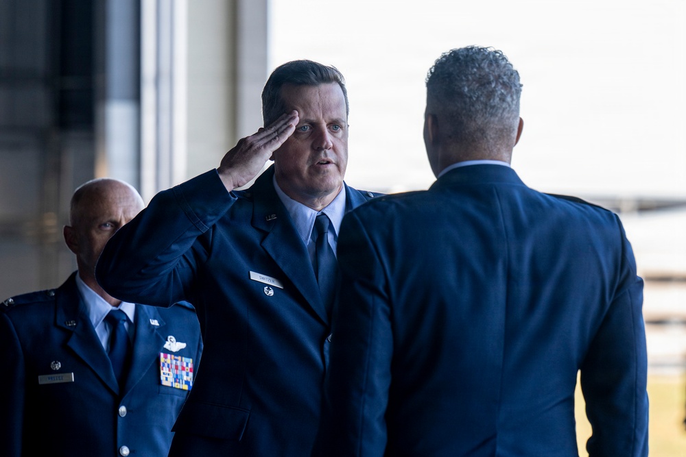 Charlie West Welcomes New Wing Commander