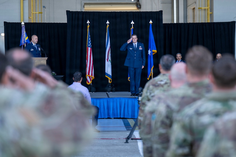 Charlie West Welcomes New Wing Commander