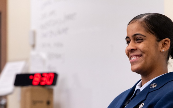 Dover officers provide commissioning prep for enlisted Reserve Airmen