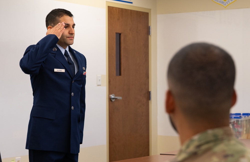 Dover officers provide commissioning prep for enlisted Reserve Airmen
