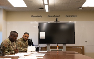 Dover officers provide commissioning prep for enlisted Reserve Airmen