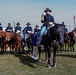 1st Cavalry Division Horse Cavalry Detachment performs ceremonial charge