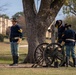 1st Cavalry Division Horse Detachment cannon crew demonstrates M1841 Light Mountain Howitzer during ceremony