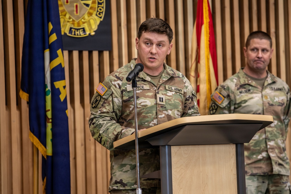 HHC 1889th Regional Support Group Passes the Guidon of Leadership