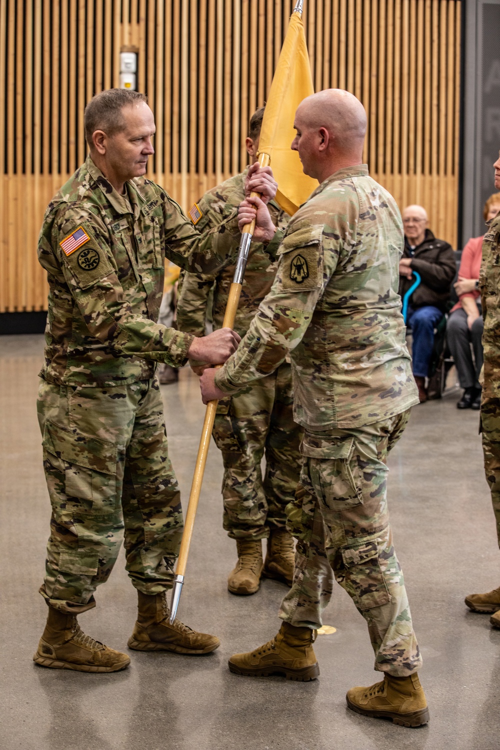 HHC 1889th Regional Support Group Passes the Guidon of Leadership