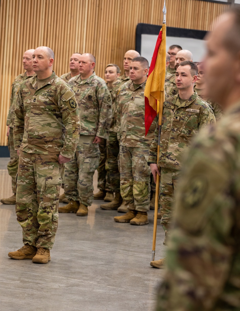 HHC 1889th Regional Support Group Passes the Guidon of Leadership