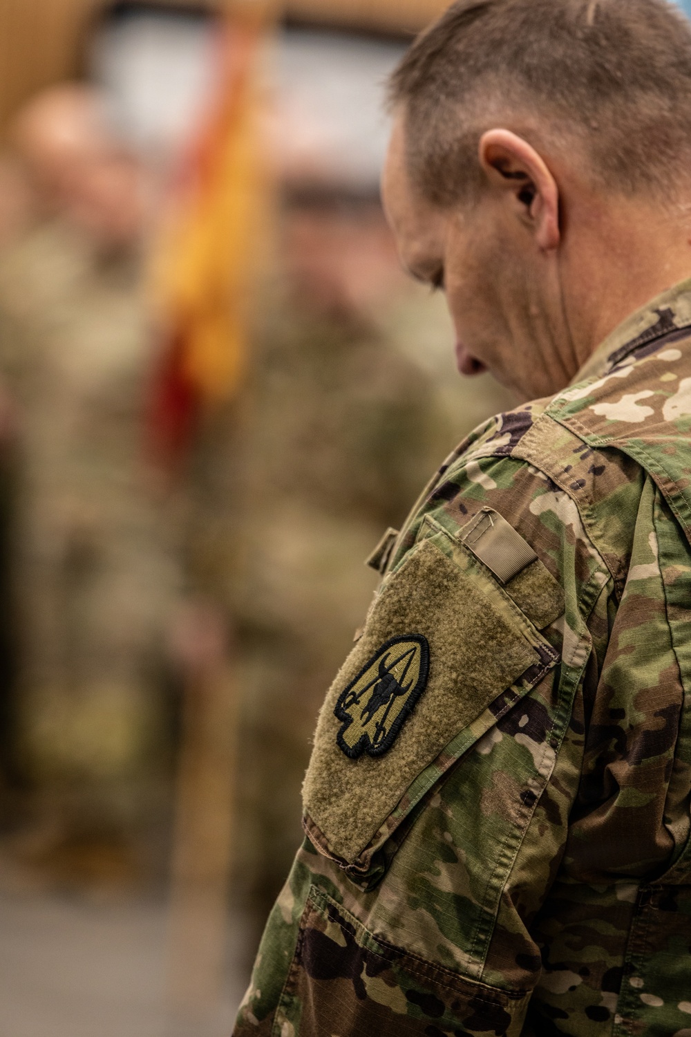 HHC 1889th Regional Support Group Passes the Guidon of Leadership