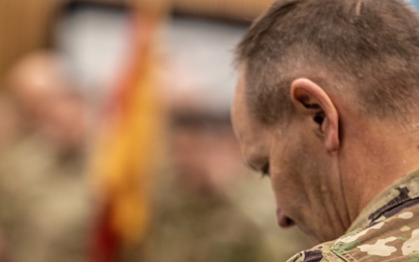 HHC 1889th Regional Support Group Passes the Guidon of Leadership