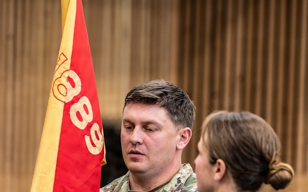 HHC 1889th Regional Support Group Passes the Guidon of Leadership