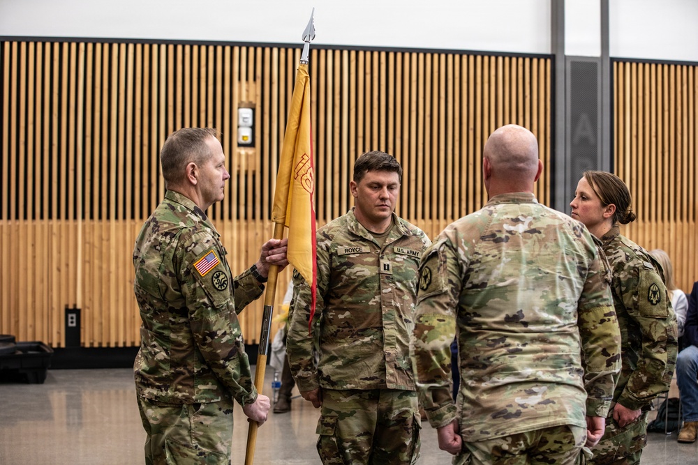HHC 1889th Regional Support Group Passes the Guidon of Leadership