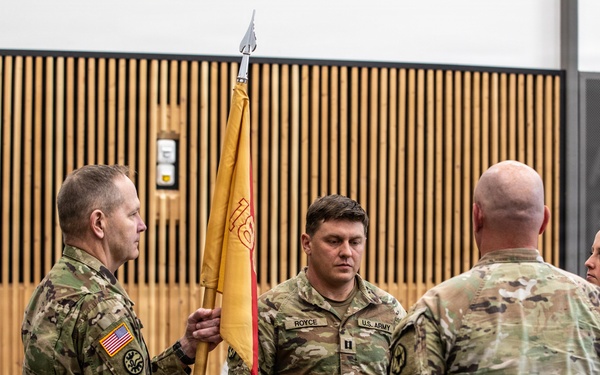 HHC 1889th Regional Support Group Passes the Guidon of Leadership