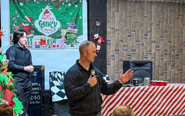 HHC 1889th Regional Support Group Gathers in Yuletide Joy