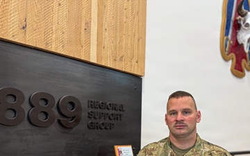 HHC 1889th Regional Support Group Soldier Assists Kids to Wrestle with Life