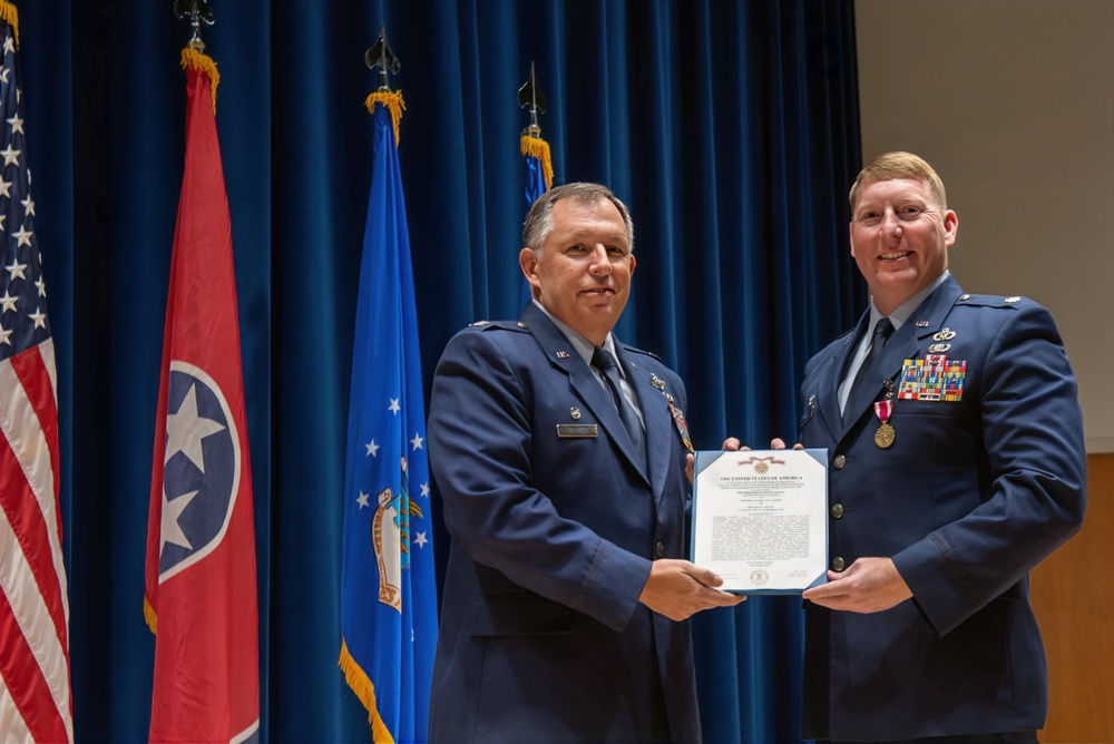 134th ARW Mission Support Group Welcomes Col. Barrett as Incoming Commander