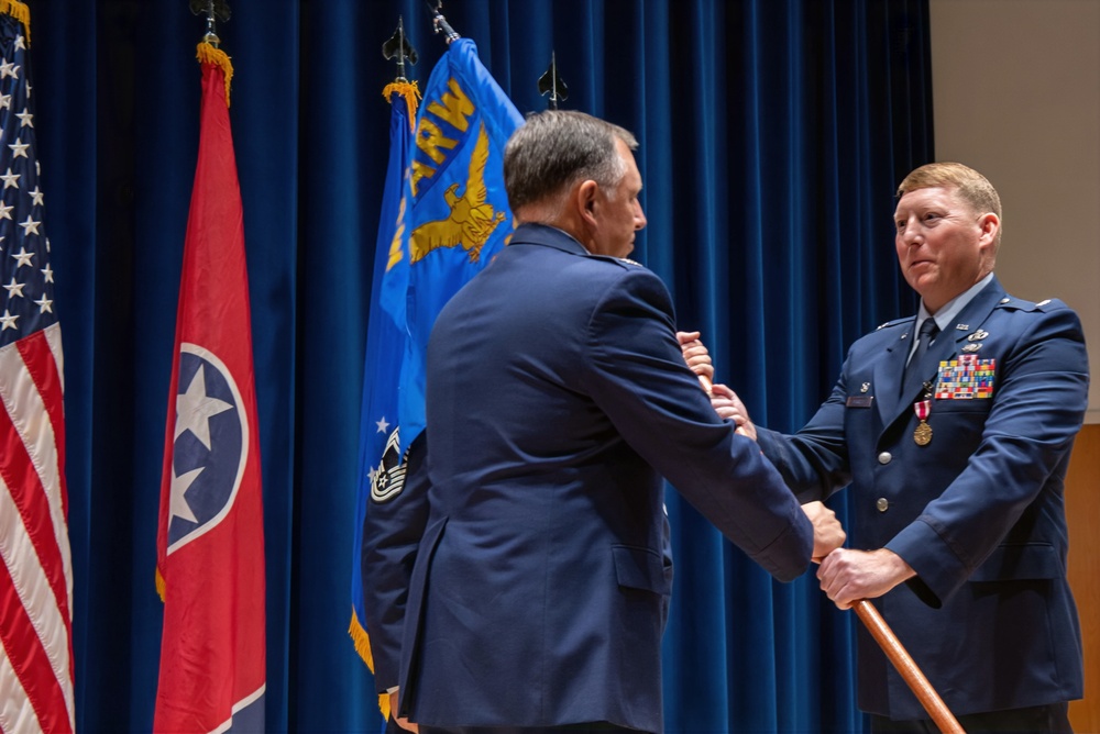 134th Mission Support Group Welcomes Col. Barrett as Incoming Commander