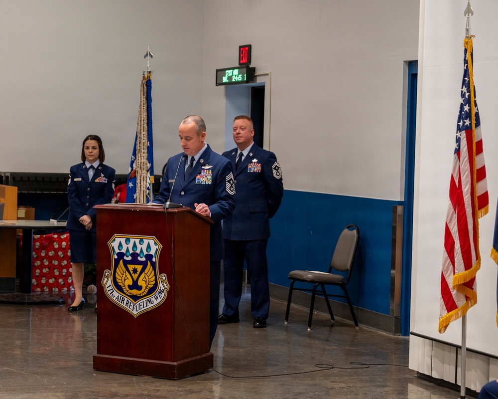 Command Chief Master Sgt. Assumption of Responsibility Ceremony