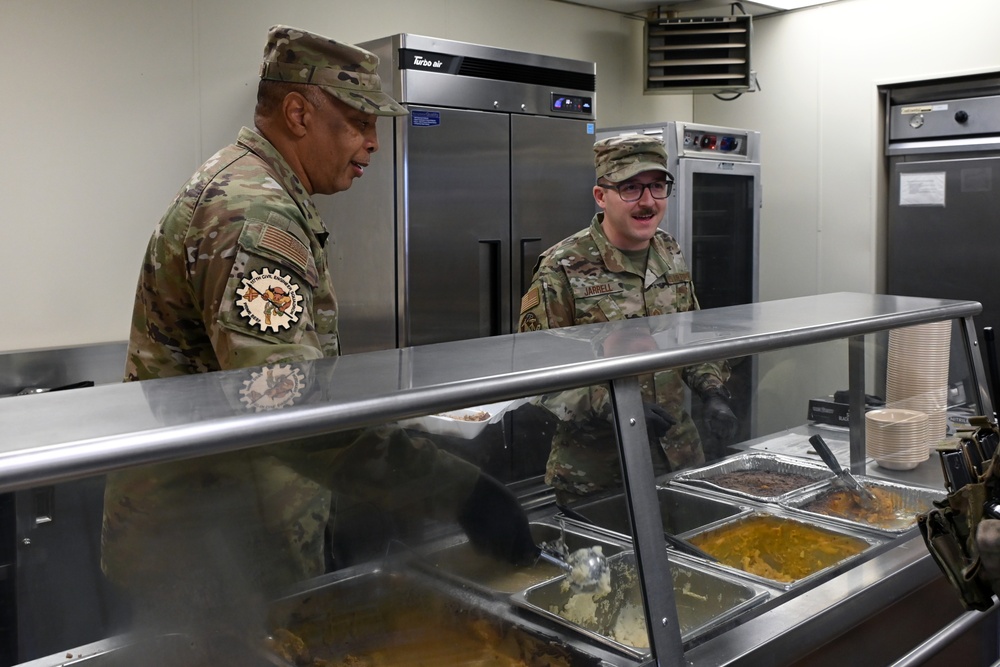 117 ARW Chiefs serve up holiday lunch
