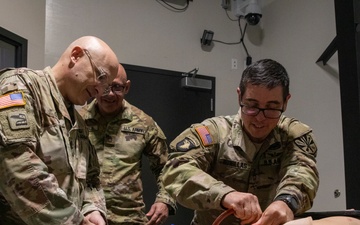 Soldiers train in medical simulation at Papago Park