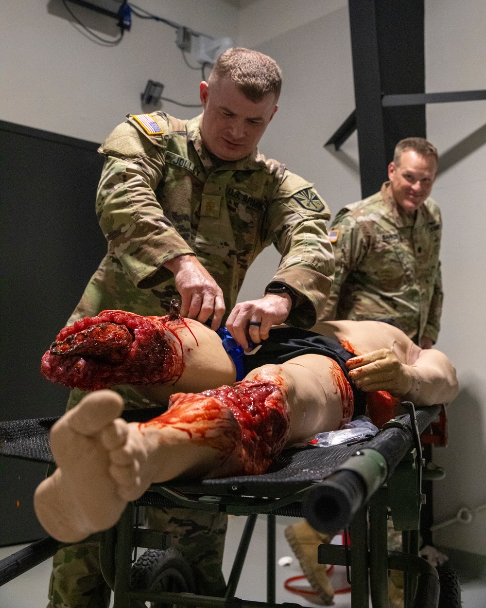 Guard soldiers sharpen combat medic skills in advanced simulation course