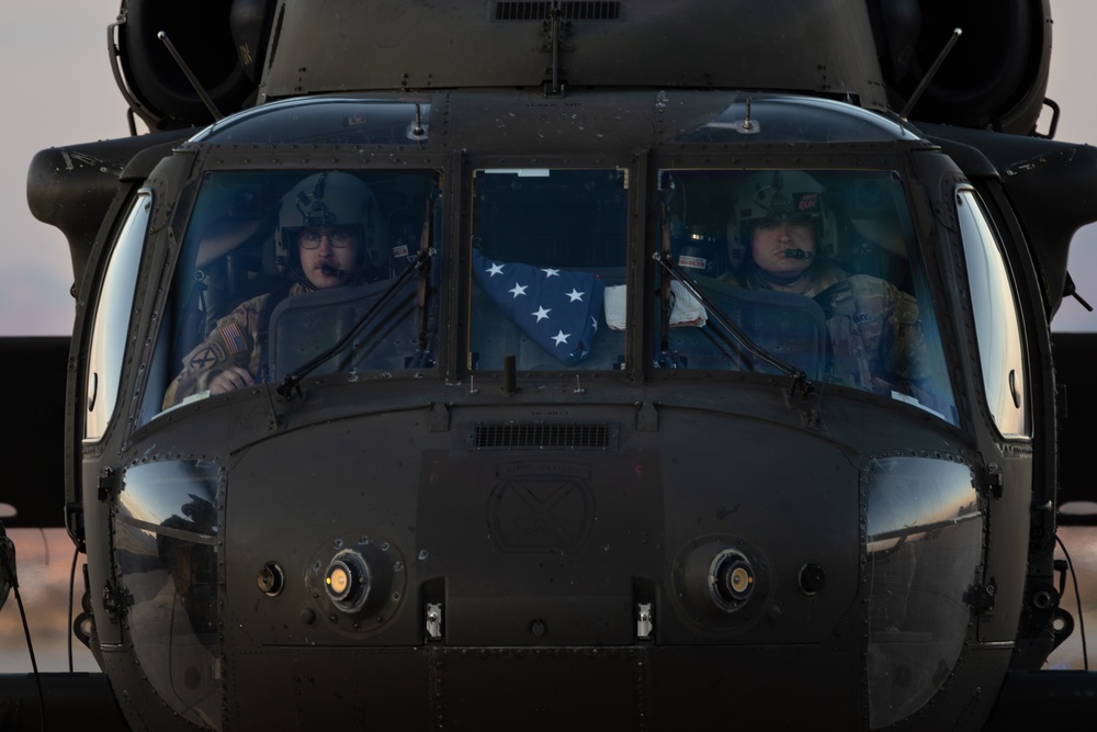 JTF-SB pilots, crew, return to base after mission with CBP