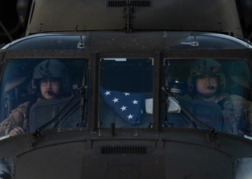 JTF-SB pilots, crew, return to base after mission with CBP