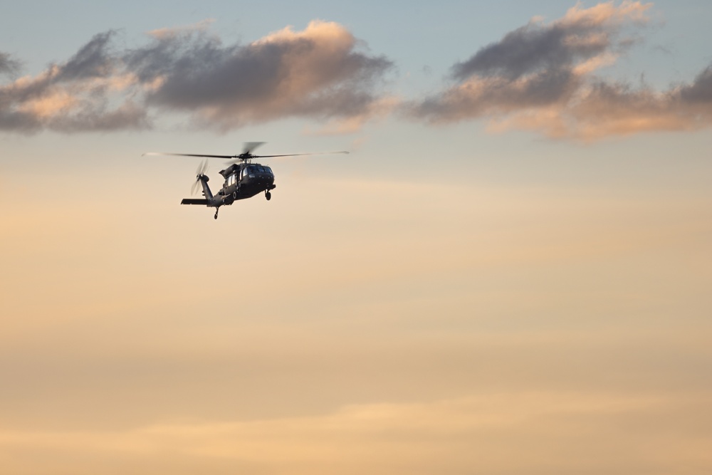 JTF-SB pilots, crew, return to base after mission with CBP