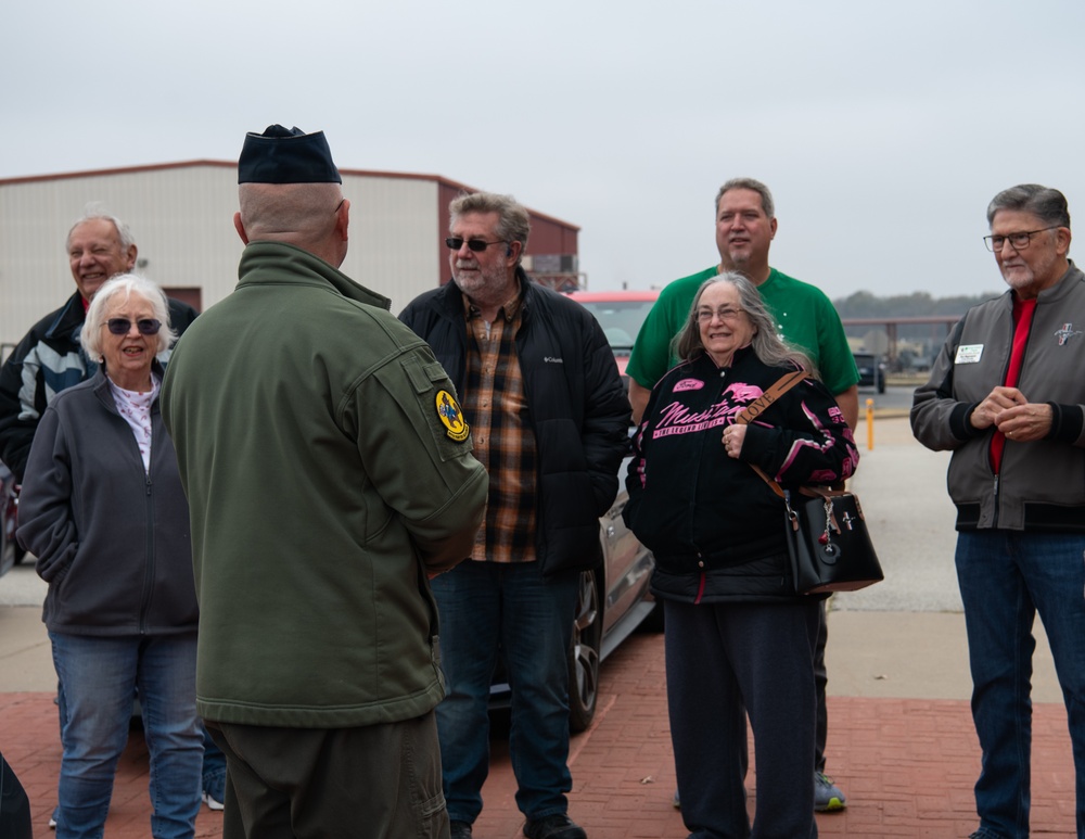 138 FW Welcomes Tulsa Mustang Club Gift Donations for Annual Christmas Children's Party