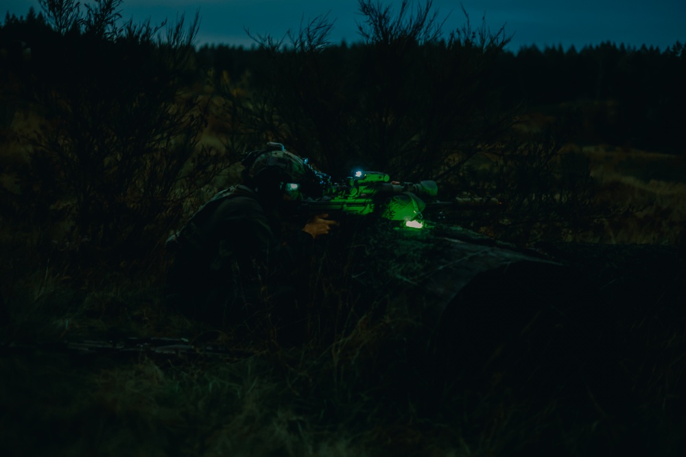 1st Special Forces Group Menton Week Sniper Competition Night 2