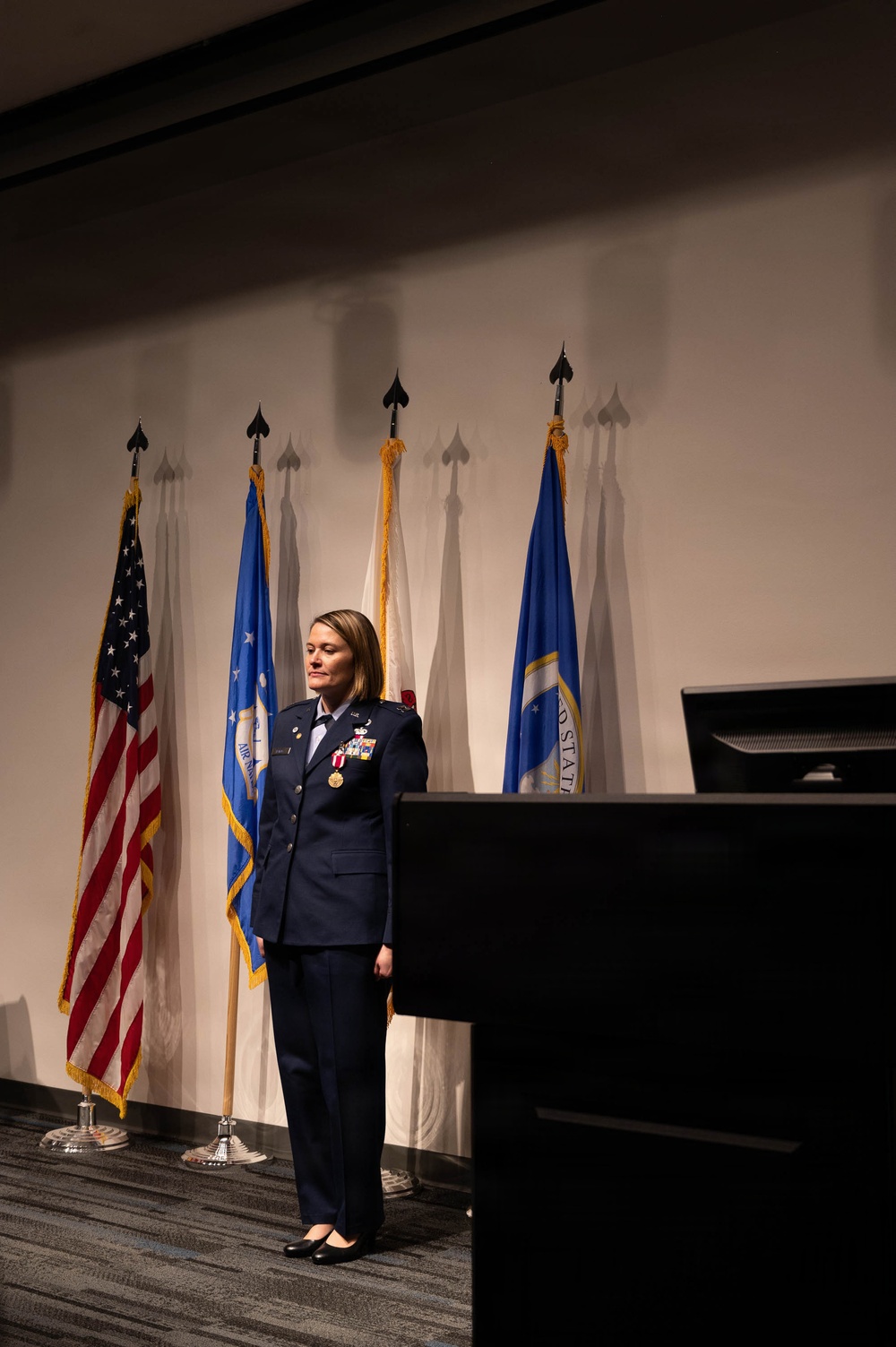U.S. Air Force Capt. Amanda Downs Retires