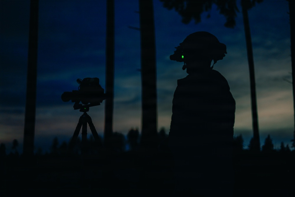 1st Special Forces Group Menton Week Sniper Competition Night 2