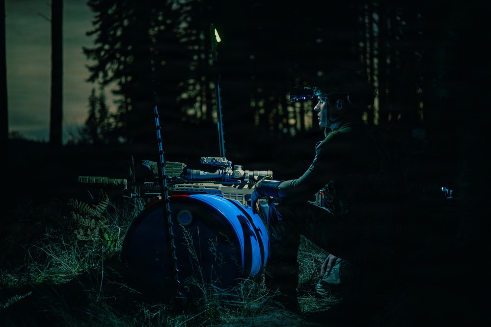 1st Special Forces Group Menton Week Sniper Competition Night 2