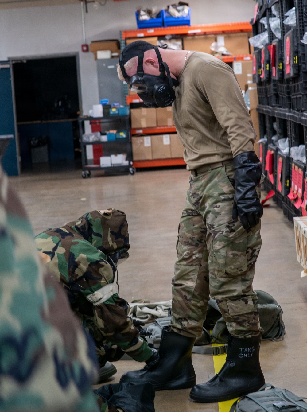 179th Cyberspace Wing Civil Engineering Squadron on the job