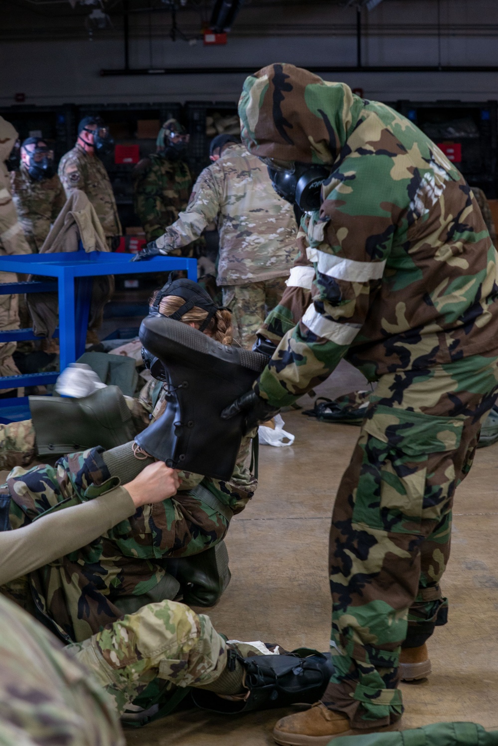 179th Cyberspace Wing Civil Engineering Squadron on the job