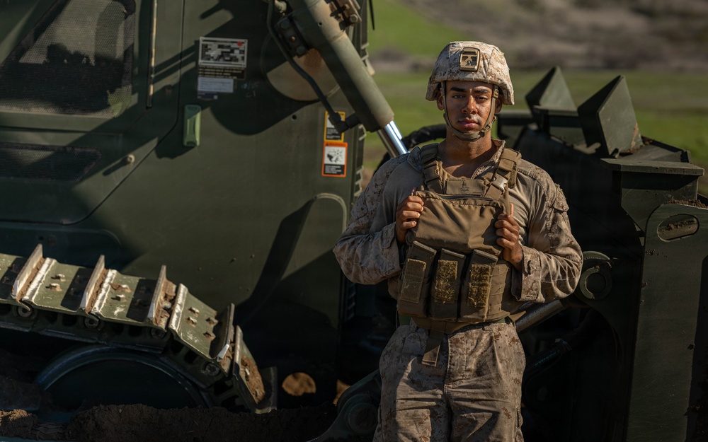 CLB-5 constructs fighting positions